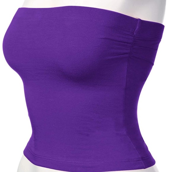 Zenana Outfitters Tops - SOLD Purple Tube Top NWOT